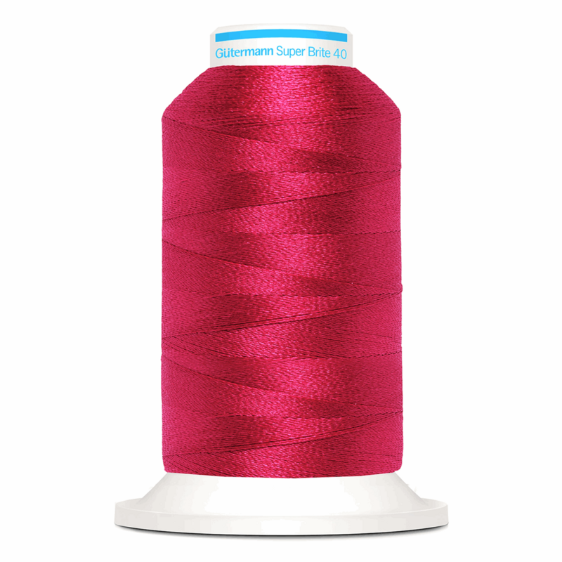 Gutermann Super Brite Polyester 40 #5807, 1000m Machine Embroidery Thread