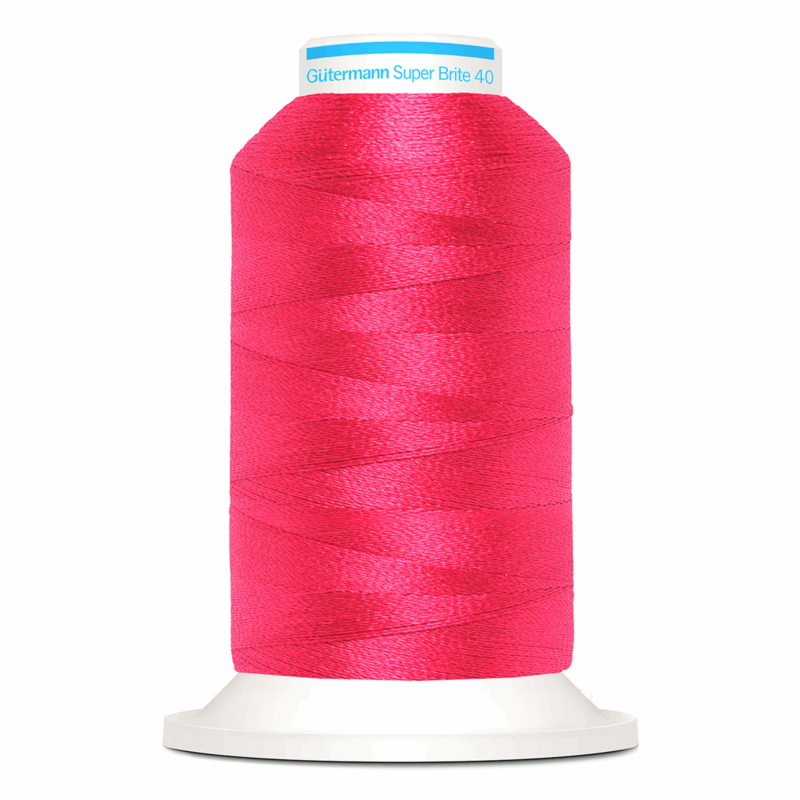 Gutermann Super Brite Polyester 40 #7709, 1000m Machine Embroidery Thread