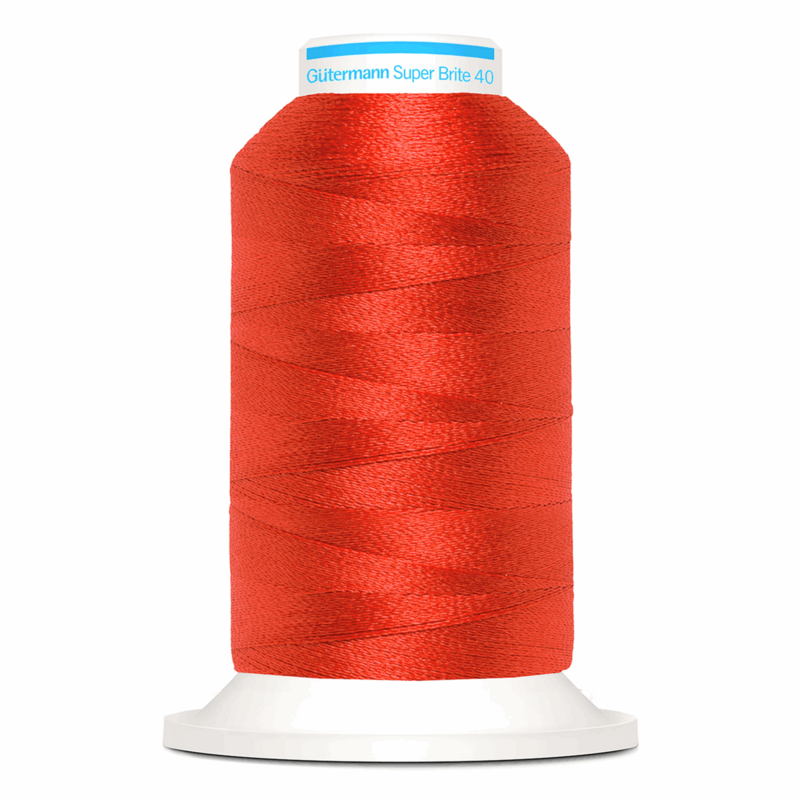 Gutermann Super Brite Polyester 40 #9056, 1000m Machine Embroidery Thread