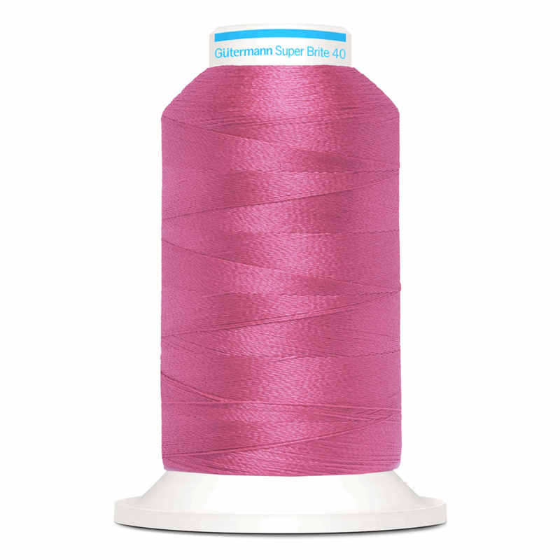 Gutermann Super Brite Polyester 40 #9077, 1000m Machine Embroidery Thread