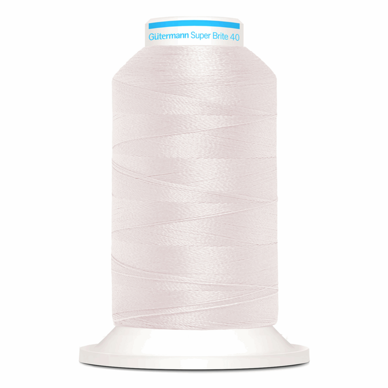 Gutermann Super Brite Polyester 40 #9082, 1000m Machine Embroidery Thread