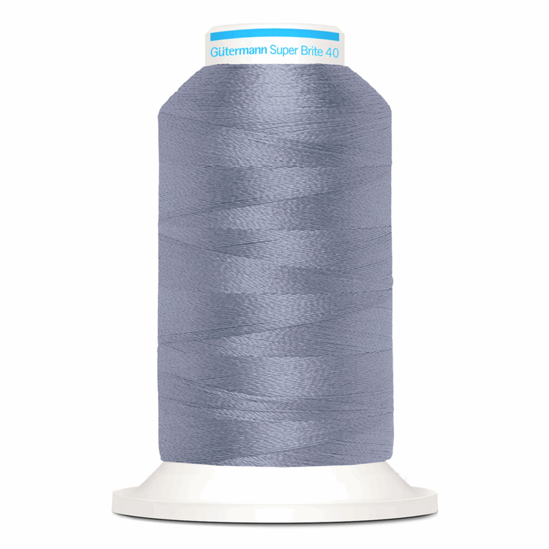 Gutermann Super Brite Polyester 40 #9099, 1000m Machine Embroidery Thread