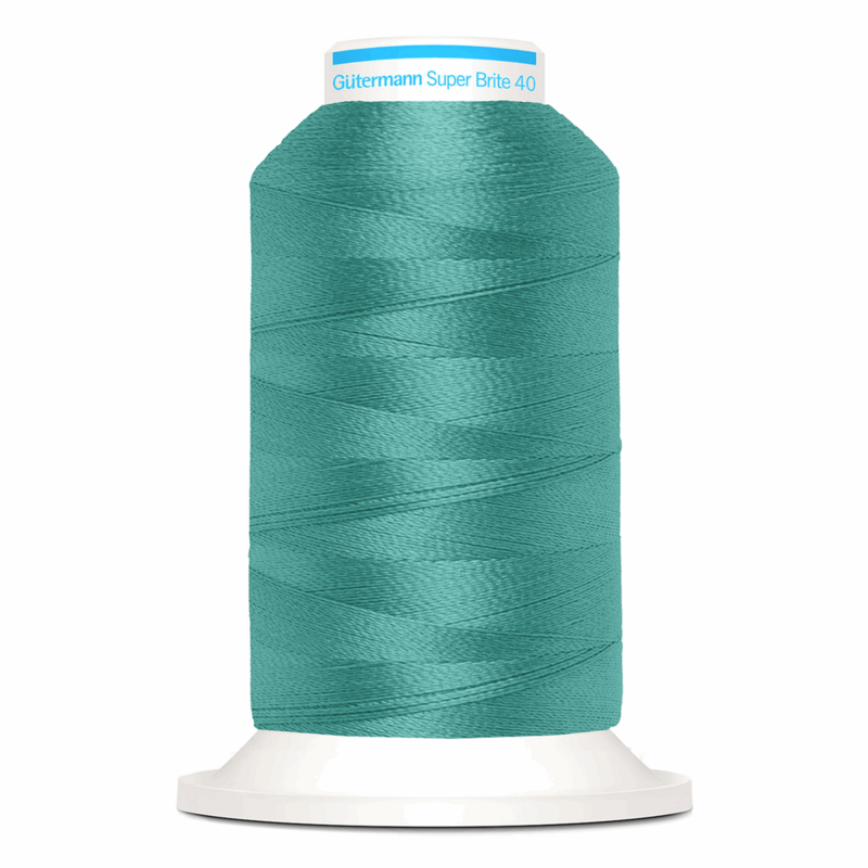 Gutermann Super Brite Polyester 40 #9143, 1000m Machine Embroidery Thread