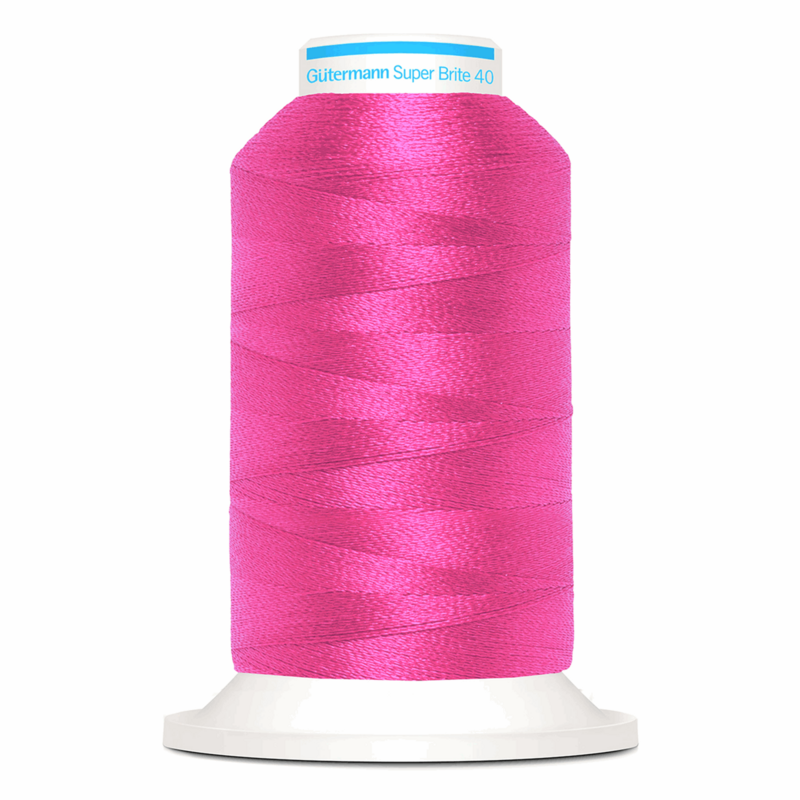 Gutermann Super Brite Polyester 40 #9168, 1000m Machine Embroidery Thread