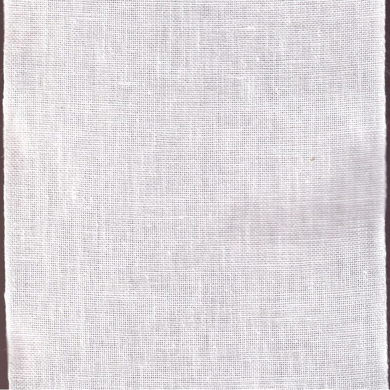 WHITE 160mm Wide 30 Count Zweigart Linen Band Per Metre