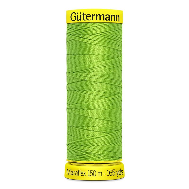 Gutermann Maraflex Elastic Thread 150m #336 LIME GREEN