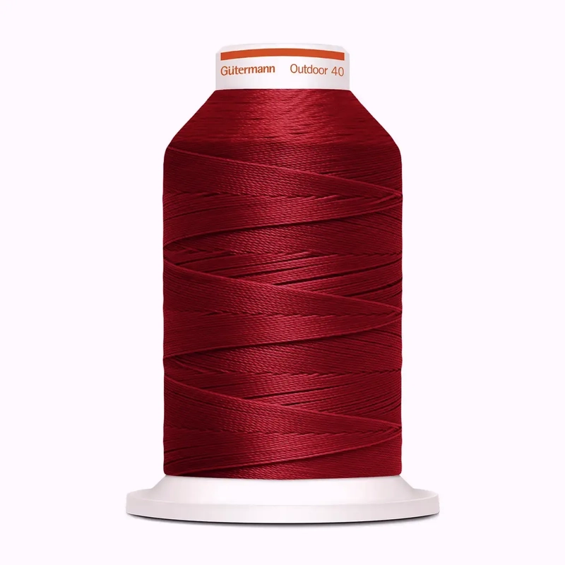 Gutermann Outdoor (No. 40) Polyester Thread, #4580 DARK RED, 400m