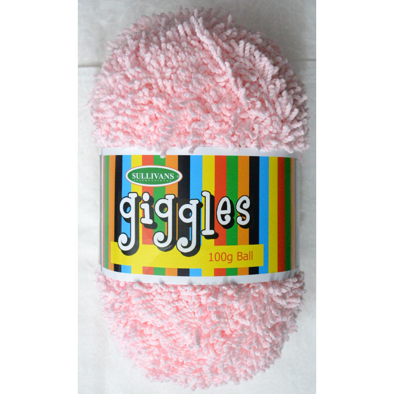 Sullivans Giggles Knitting Yarn, 100g Ball, Bulky Weight, PINK