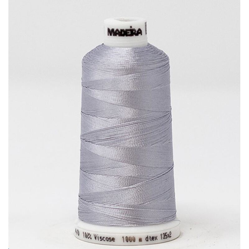 Madeira Classic Rayon 40, #1011 CHROME, Embroidery Thread, 1000m