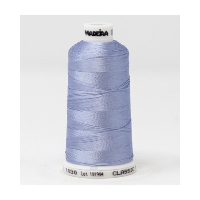 Madeira Classic Rayon 40, #1030 LIGHT PERIWINKLE 1000m Embroidery Thread