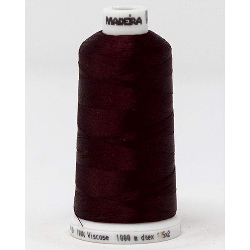 Madeira Classic Rayon 40, #1036 RAISIN 1000m Embroidery Thread