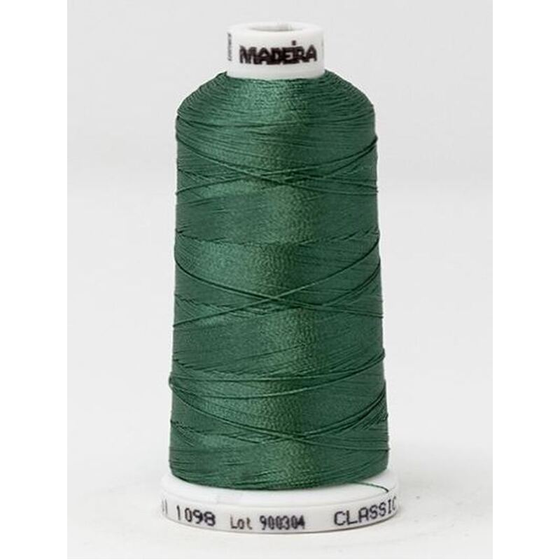 Madeira Classic Rayon 40, #1098 BLUE GRASS 1000m Embroidery Thread