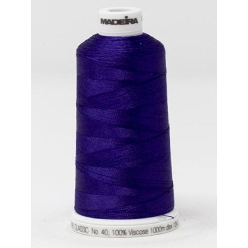 Madeira Classic Rayon 40, #1112 MAJESTIC PURPLE 1000m Embroidery Thread