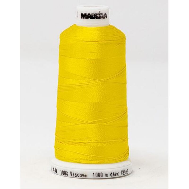 Madeira Classic Rayon 40, #1124 BUTTERCUP 1000m Embroidery Thread