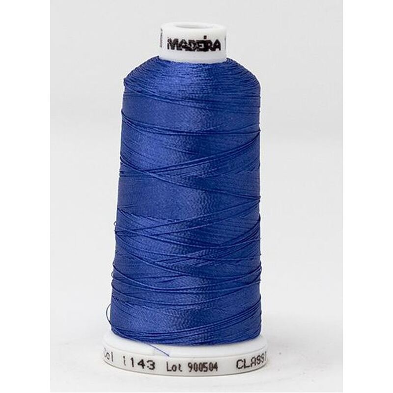 Madeira Classic Rayon 40, #1143 CHINA BLUE 1000m Embroidery Thread