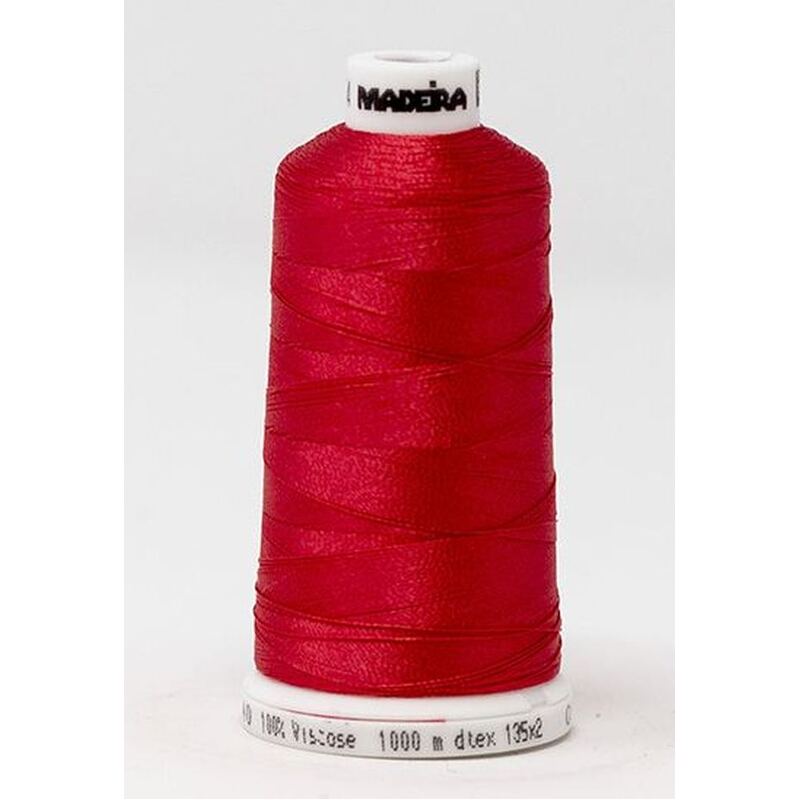 Madeira Classic Rayon 40, #1154 LIPSTICK ROSE 1000m Embroidery Thread