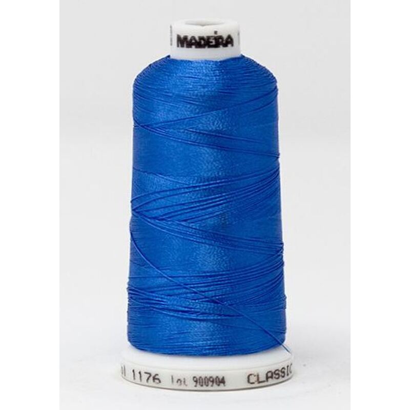 Madeira Classic Rayon 40, #1176 NAVAJO BLUE 1000m Embroidery Thread