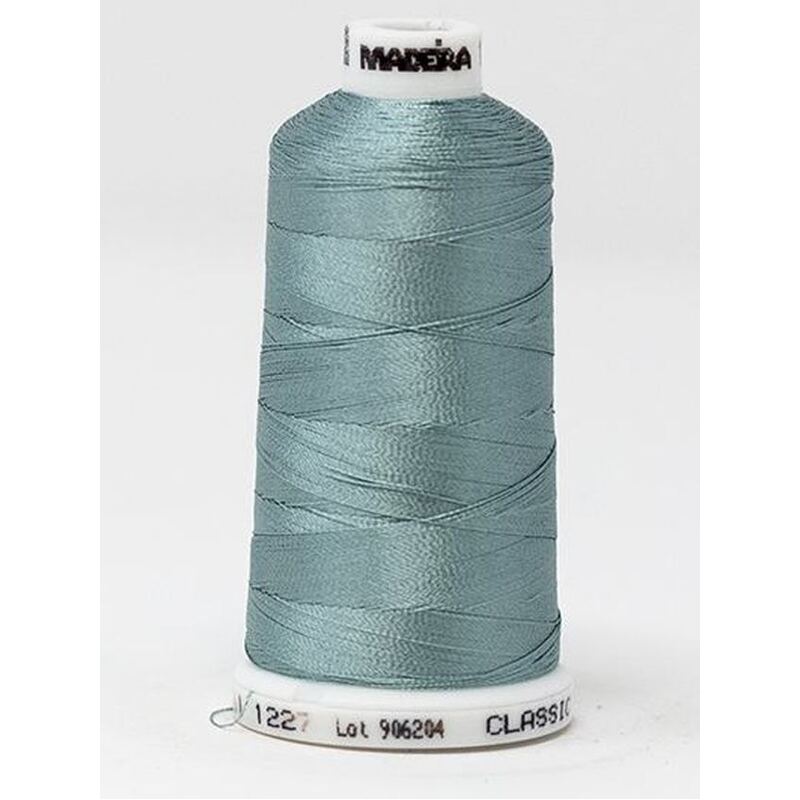 Madeira Classic Rayon 40, #1227 MINT JUBILEE 1000m Embroidery Thread