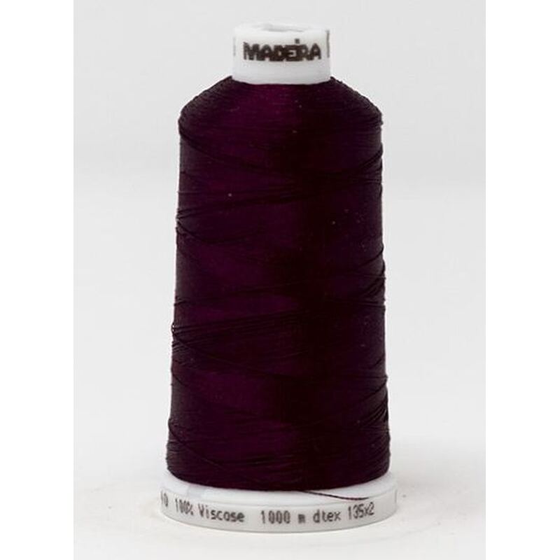 Madeira Classic Rayon 40, #1236 PLUM BRANDY 1000m Embroidery Thread