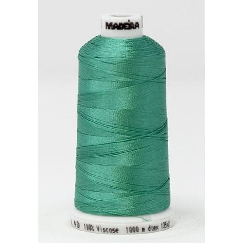 Madeira Classic Rayon 40, #1245 SEA FOAM GREEN 1000m Embroidery Thread