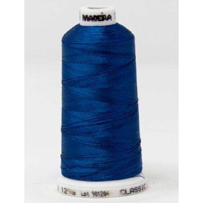 Madeira Classic Rayon 40, #1296 DEEP OCEAN 1000m Embroidery Thread