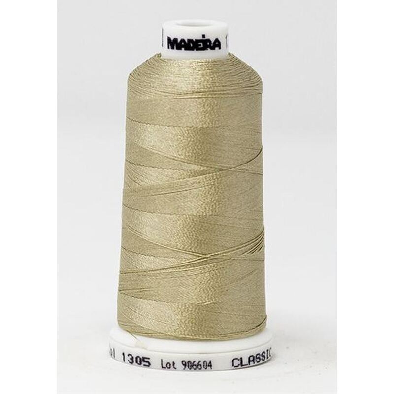 Madeira Classic Rayon 40, #1305 CHAMOIS 1000m Embroidery Thread