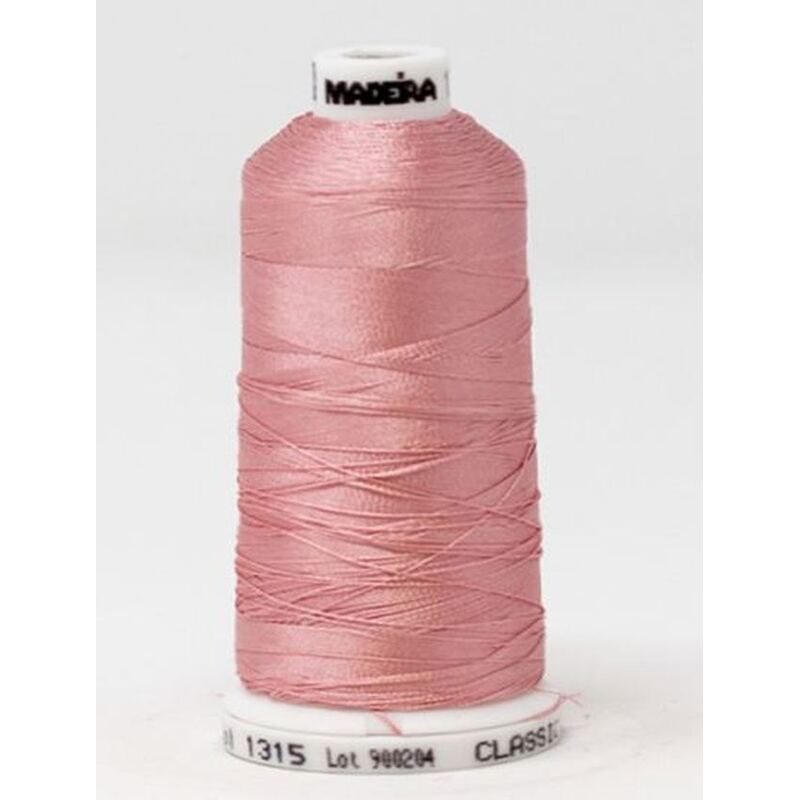 Madeira Classic Rayon 40, #1315 PINK GRAPEFRUIT 1000m Embroidery Thread