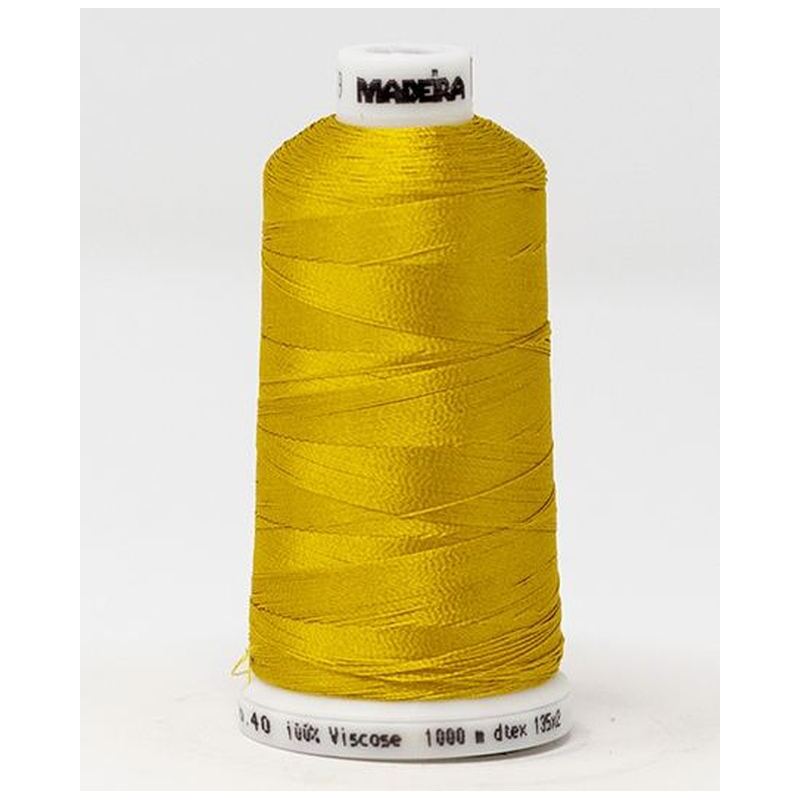 Madeira Classic Rayon 40, #1359 GOLDEN NUGGET 1000m Embroidery Thread