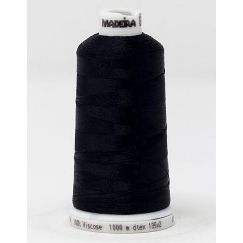 Madeira Classic Rayon 40, #1367 BLACK PEARL 1000m Embroidery Thread