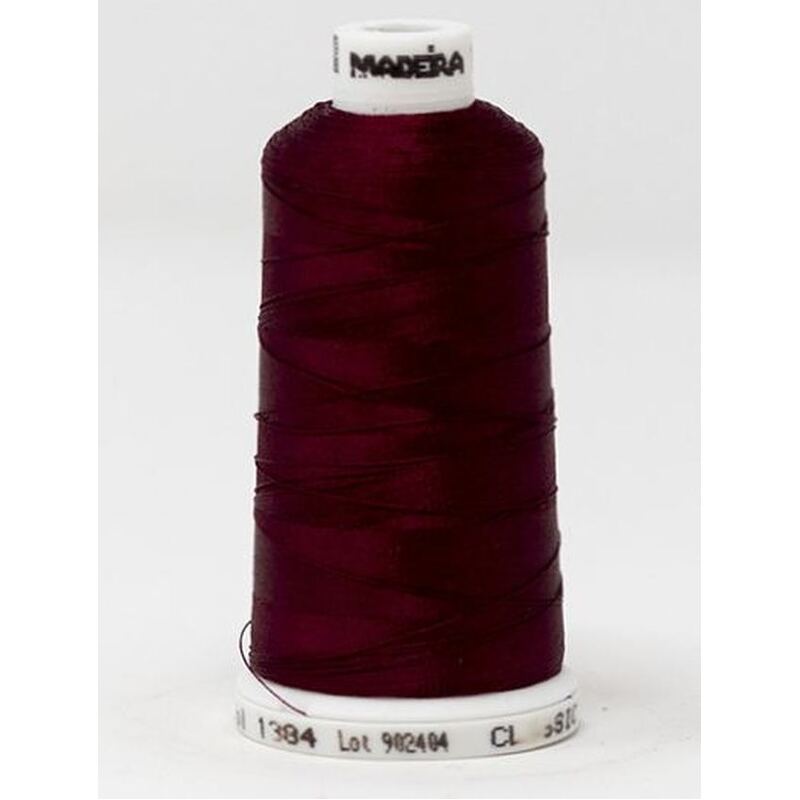 Madeira Classic Rayon 40, #1384 MERLOT 1000m Embroidery Thread