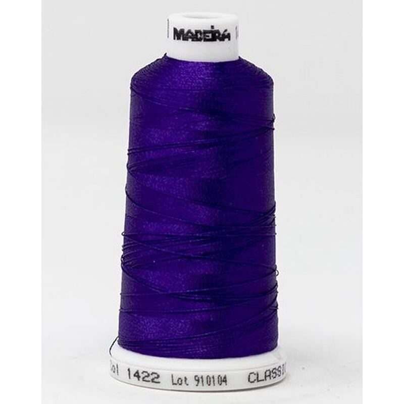 Madeira Classic Rayon 40, #1422 AFRICAN VIOLET 1000m Embroidery Thread