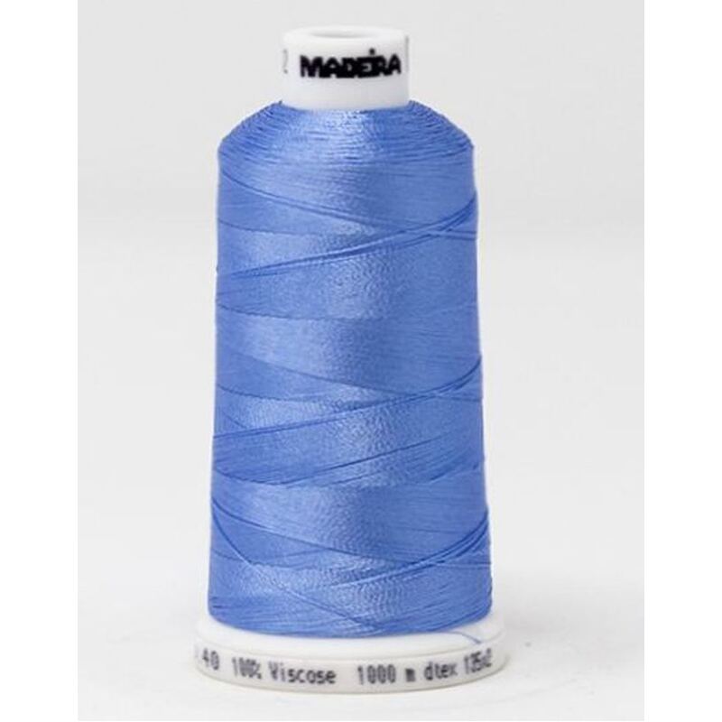 Madeira Classic Rayon 40, #1432 LITTLE BOY BLUE 1000m Embroidery Thread