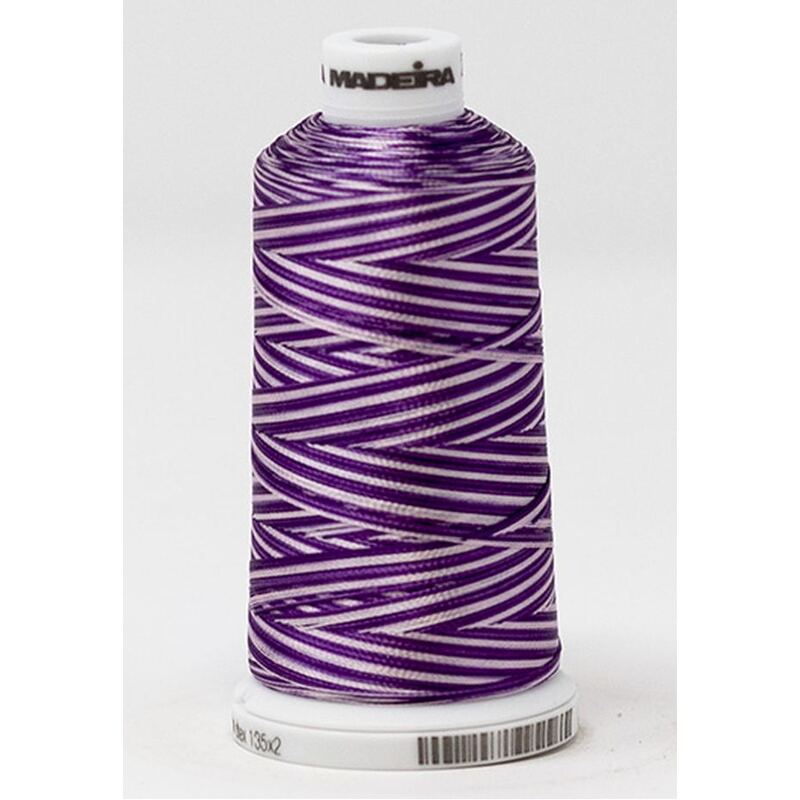 Madeira Classic Rayon 40, #2050 PURPLE OMBRE 1000m Variegated Embroidery Thread