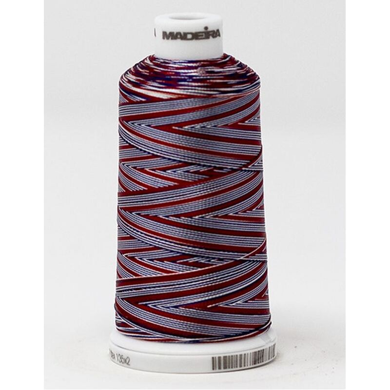 Madeira Classic Rayon 40, #2105 MULTI REDS 1000m Variegated Embroidery Thread