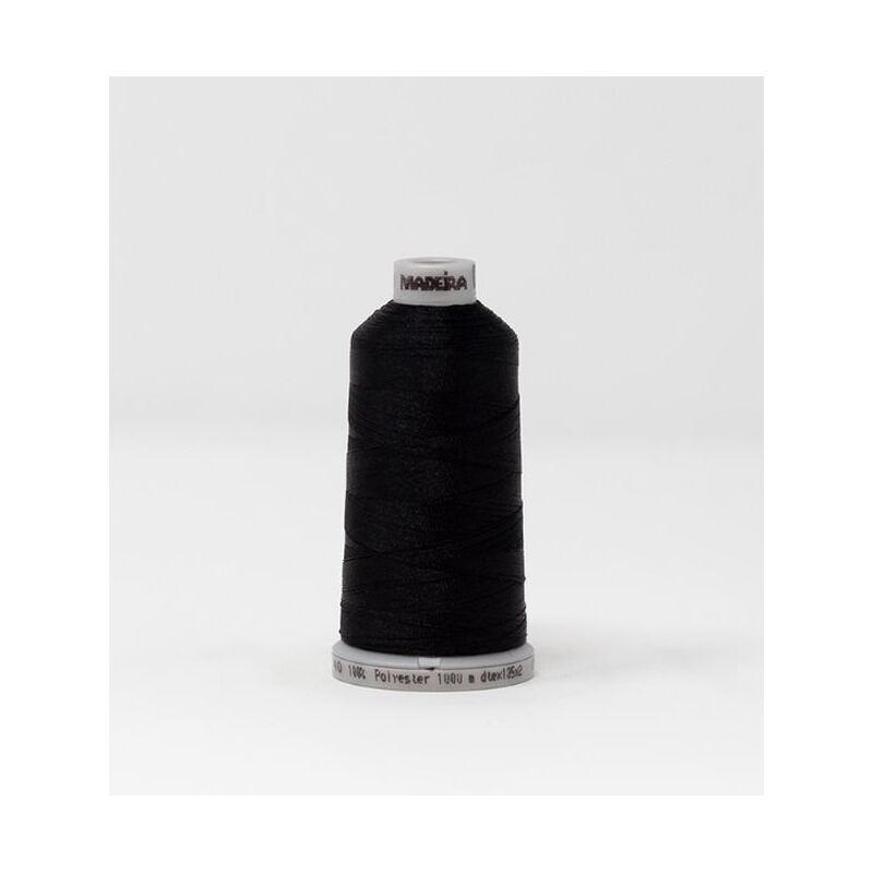 #1500 BLACK BLUE 1000m Madeira Polyneon 40 Embroidery Thread