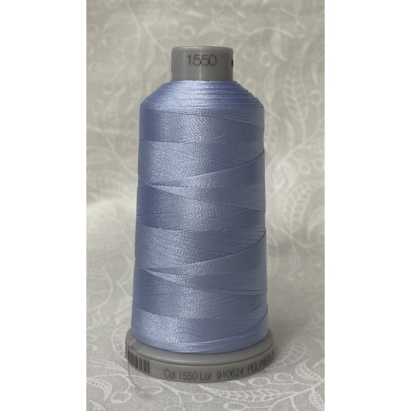 Madeira #40 PolyNeon Polyester Embroidery Thread, #1934 Royal Blue, 5500 yd