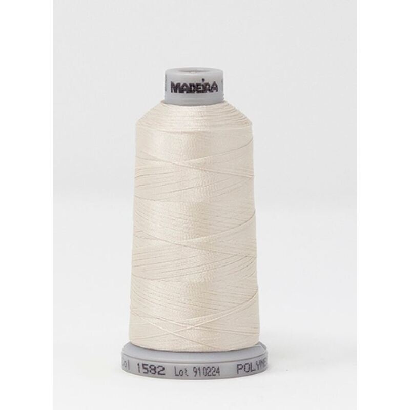 #1582 WHITE LINEN 1000m Madeira Polyneon 40 Embroidery Thread