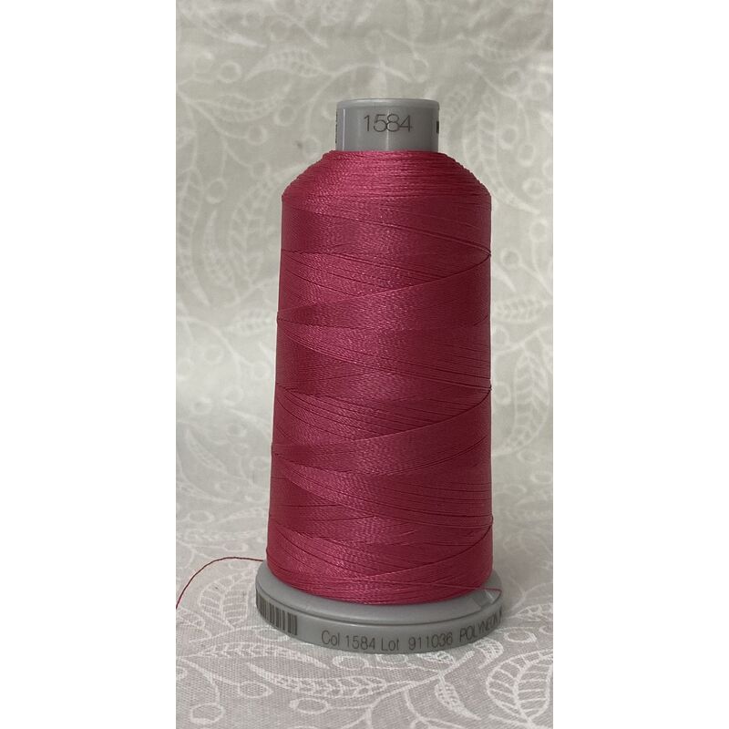 Madeira, Polyneon, Polyester Thread, 919-1584 Spool (Deep Pink)
