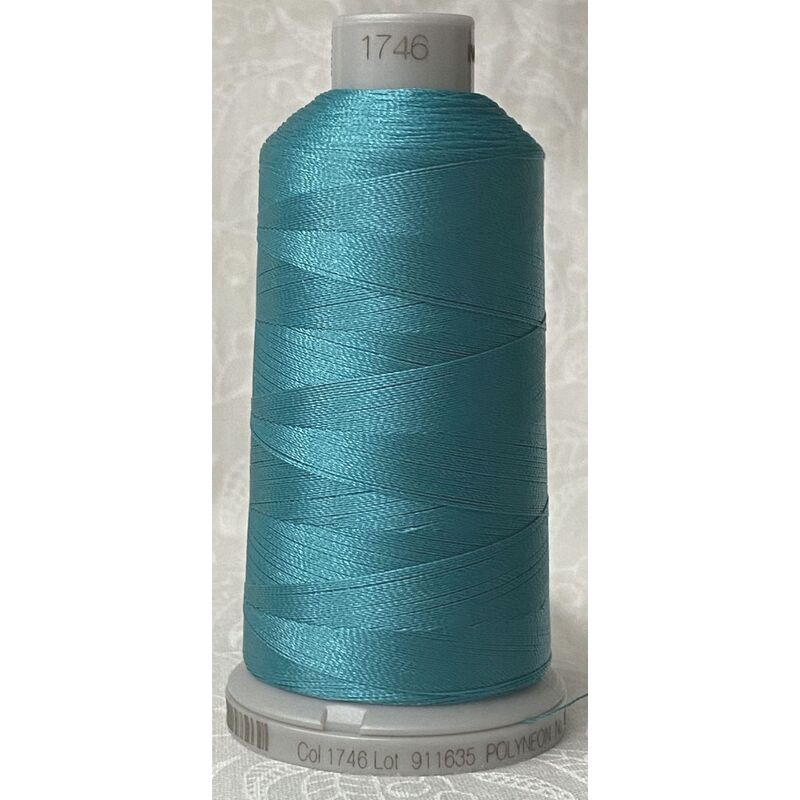 #1746 TEAL GREEN 1000m Madeira Polyneon 40 Embroidery Thread