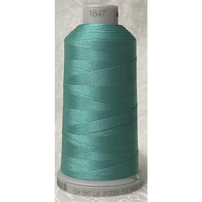 #1847 SEA FOAM GREEN 1000m Madeira Polyneon 40 Embroidery Thread