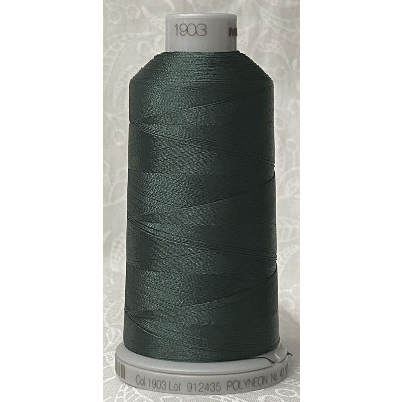 #1903 SPRUCE GREEN 1000m Madeira Polyneon 40 Embroidery Thread