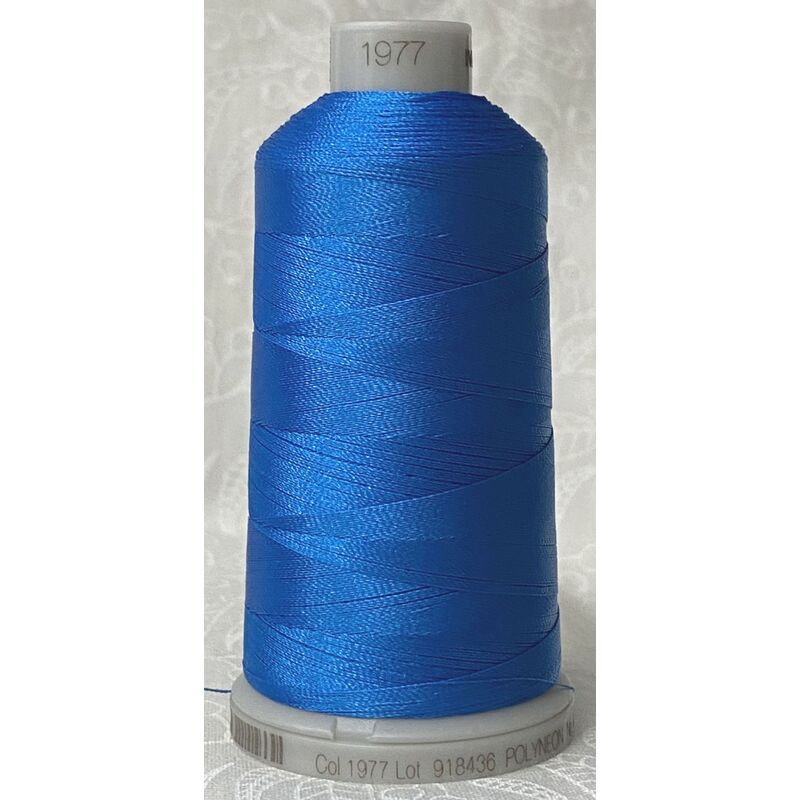 #1977 PEACOCK BLUE 1000m Madeira Polyneon 40 Embroidery Thread