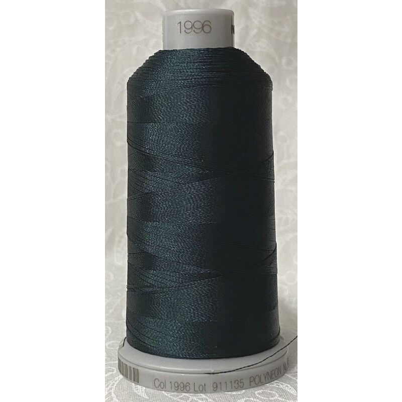 #1996 DEEP EMERALD 1000m Madeira Polyneon 40 Embroidery Thread