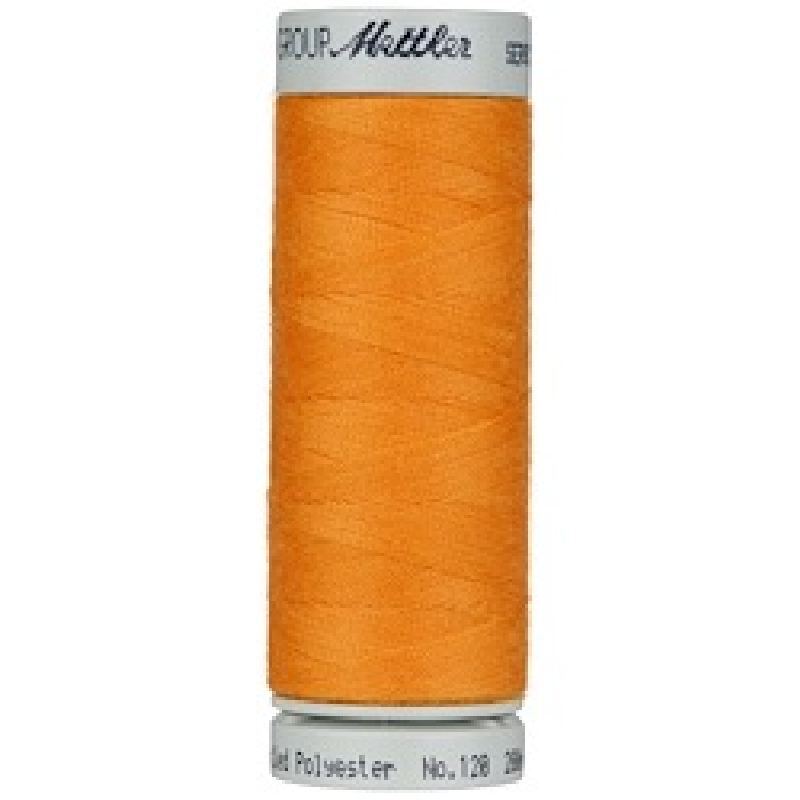 Mettler Seracycle, #0122 PUMPKIN 200m 100% Recycled Polyester Thread