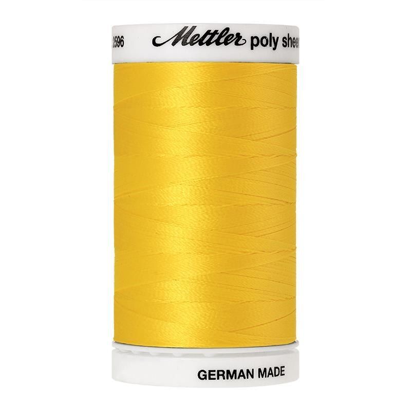 Mettler Poly Sheen #0600 CITRUS 800m Trilobal Polyester Thread