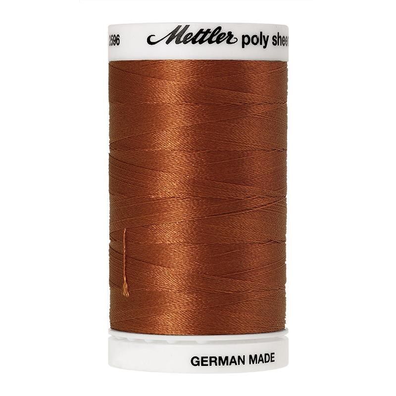 Mettler Poly Sheen #0932 NUTMEG 800m Trilobal Polyester Thread