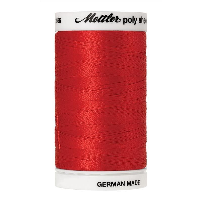 Mettler Poly Sheen #1703 POPPY 800m Trilobal Polyester Thread