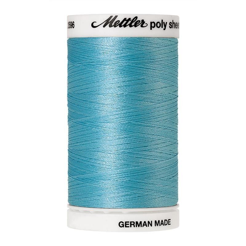 Mettler Poly Sheen #4230 AQUA 800m Trilobal Polyester Thread