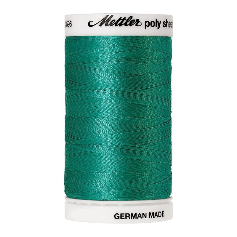 Mettler Poly Sheen #5115 BACCARAT GREEN 800m Trilobal Polyester Thread