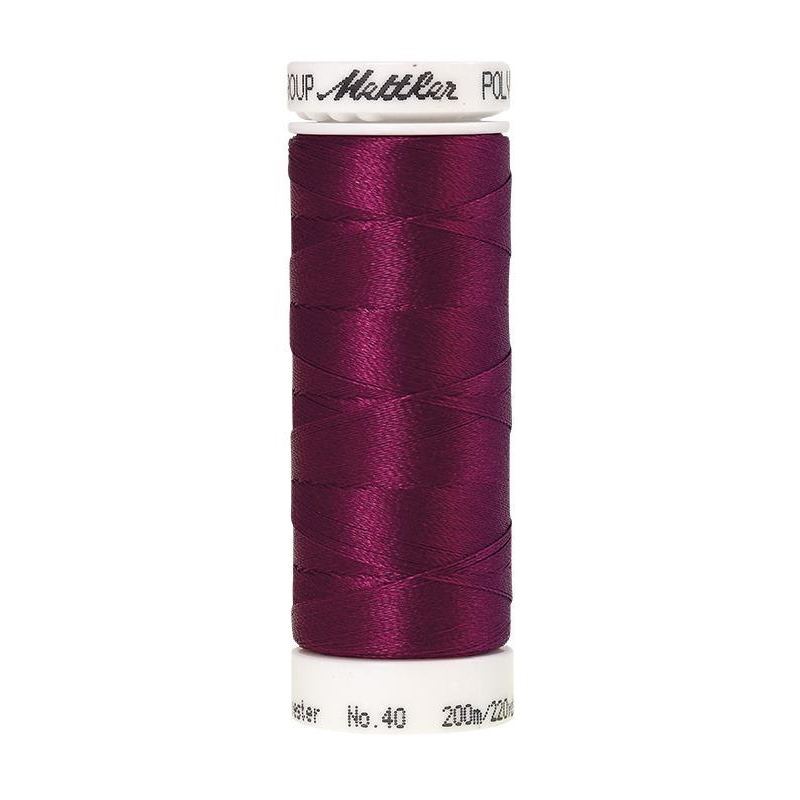 Mettler Poly Sheen #2506 CERISE 200m Trilobal Polyester Thread